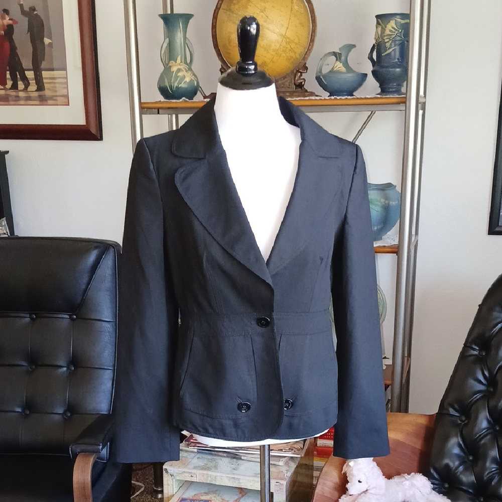 Burberry Black Blazer Size 6